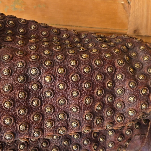 FRYE Jenna Disc Tall Brown Leather Boots, Sz 7 - Picture 16 of 16